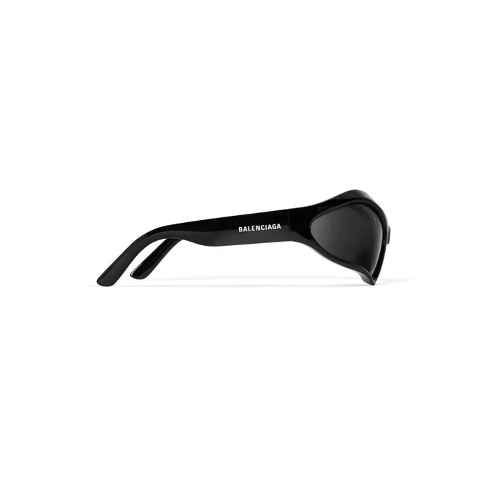 MenWomen Sunglasses Balenciaga Fennec Oval Sunglasses In Black