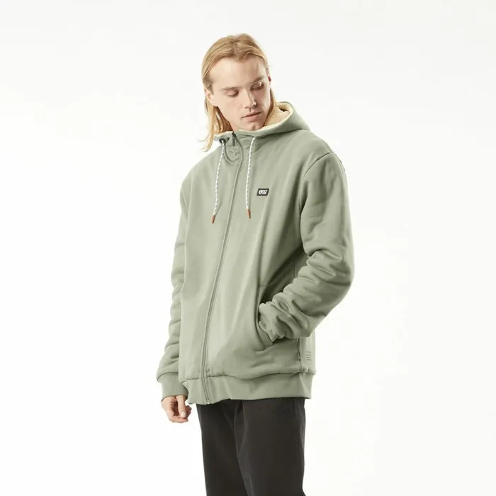 Men YINNI PLUSH ZIP HOODIE Picture Organic Clothing Sweats and Hoodies