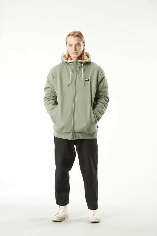 Men YINNI PLUSH ZIP HOODIE Picture Organic Clothing Sweats and Hoodies