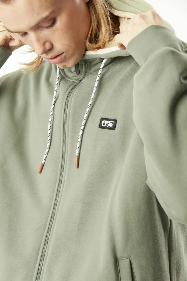 Men YINNI PLUSH ZIP HOODIE Picture Organic Clothing Sweats and Hoodies
