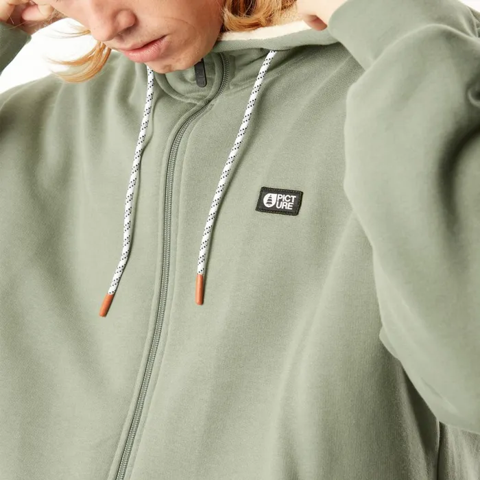 Men YINNI PLUSH ZIP HOODIE Picture Organic Clothing Sweats and Hoodies