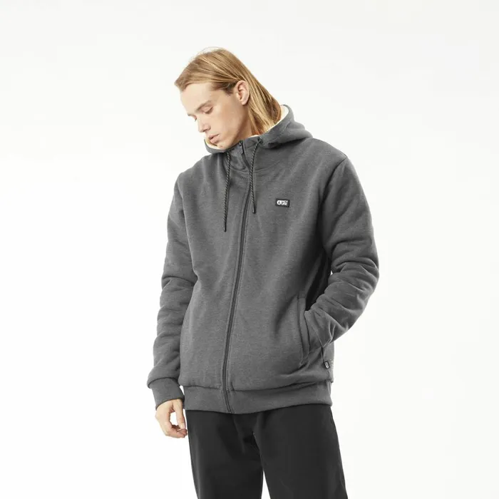 Men YINNI PLUSH ZIP HOODIE Picture Organic Clothing Sweats and Hoodies