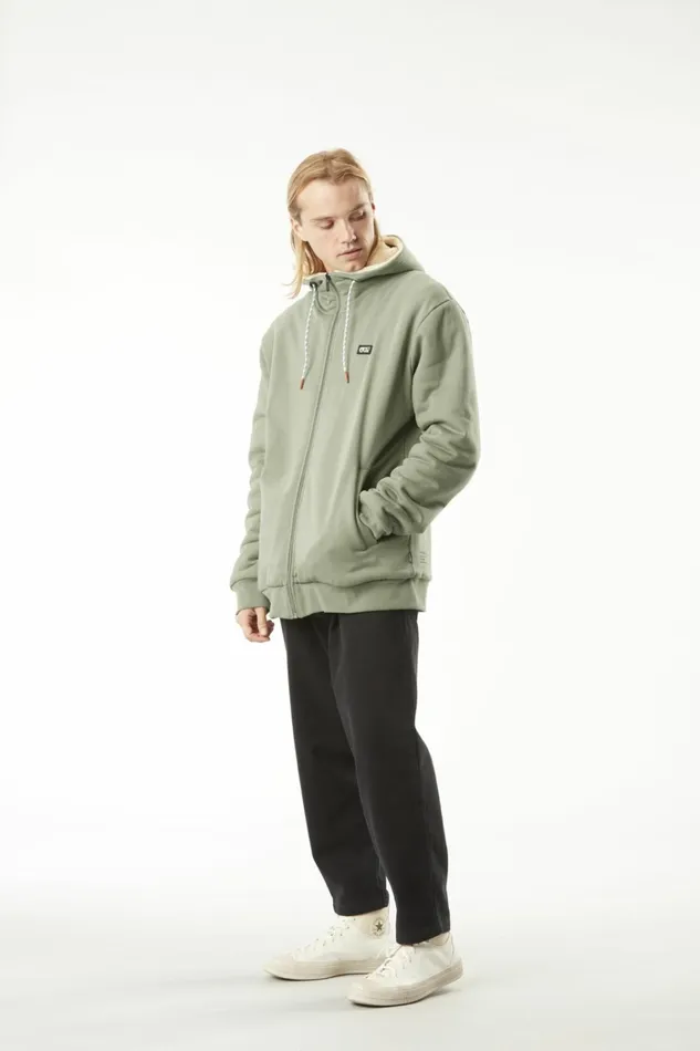Men YINNI PLUSH ZIP HOODIE Picture Organic Clothing Sweats and Hoodies
