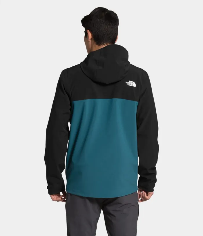 Mens Apex Flex DryVent Jacket Mallard Bluetnf Black The North Face Rainwear