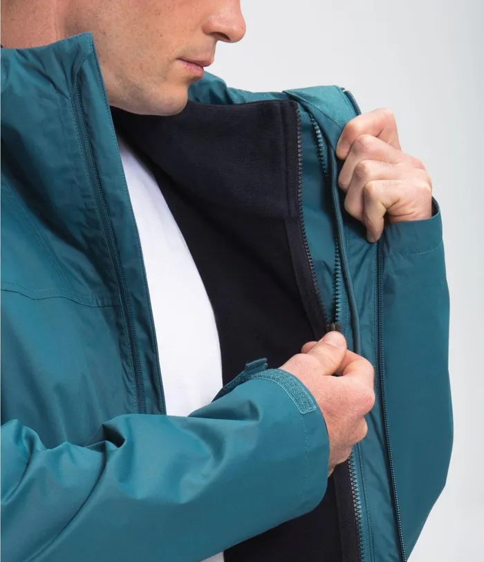 Mens Arrowood TriclimateTall Mallard Blueaviator Navy The North Face Insulated and Down Jackets