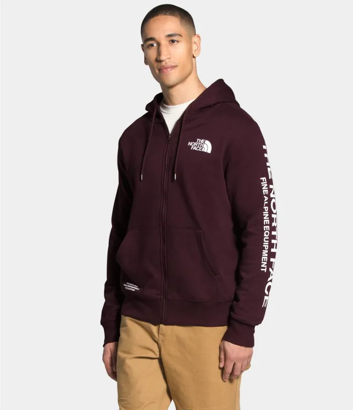 Mens Brand Proud Full Zip Hoodie Root Browntnf White The North Face Hoodies and Sweatshirts Mens Brand Proud Full Zip Hoodie Root Browntnf White The North Face Hoodies and Sweatshirts