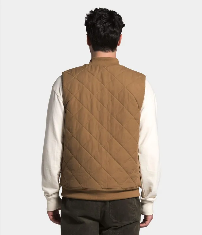 Mens Cuchillo Insulated Vest Utility Brown The North Face Insulated and Down Jackets