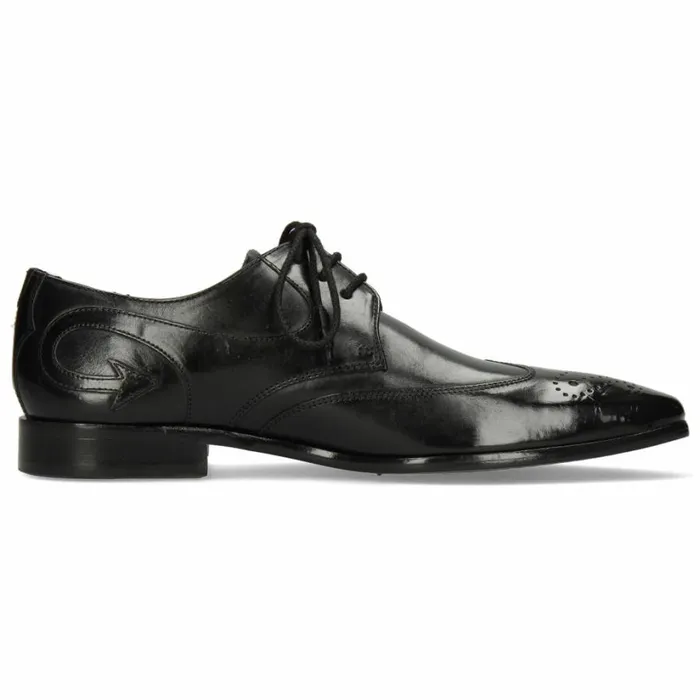 Mens Derbies Melvin and Hamilton Elvis 63 Black
