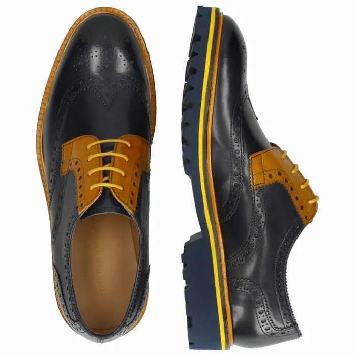Mens Derbies Melvin and Hamilton Matthew 33 Blue