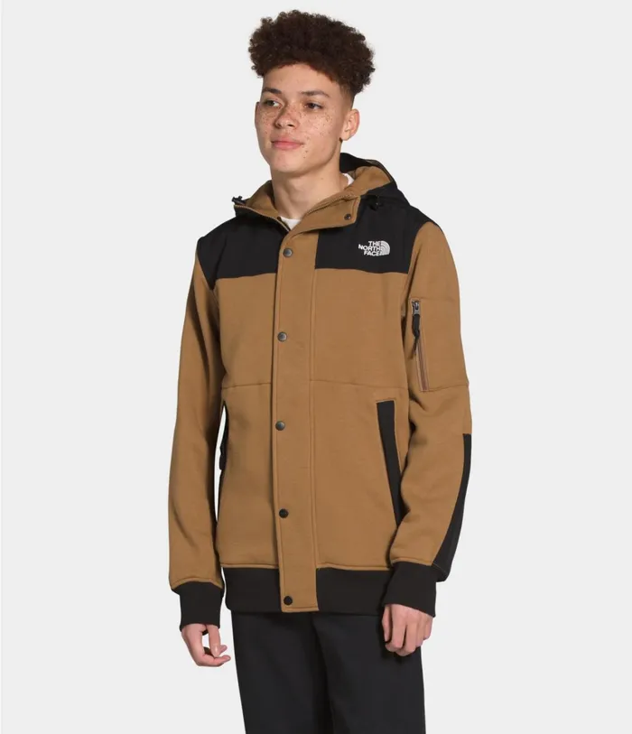 Mens Sherpa Lined Rivington Jacket Utility Brown The North Face Fleece