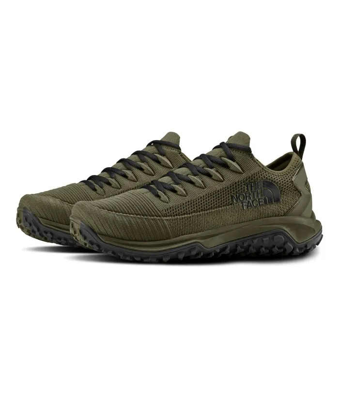 Mens Truxel New Taupe Greentnf Black The North Face Sneakers