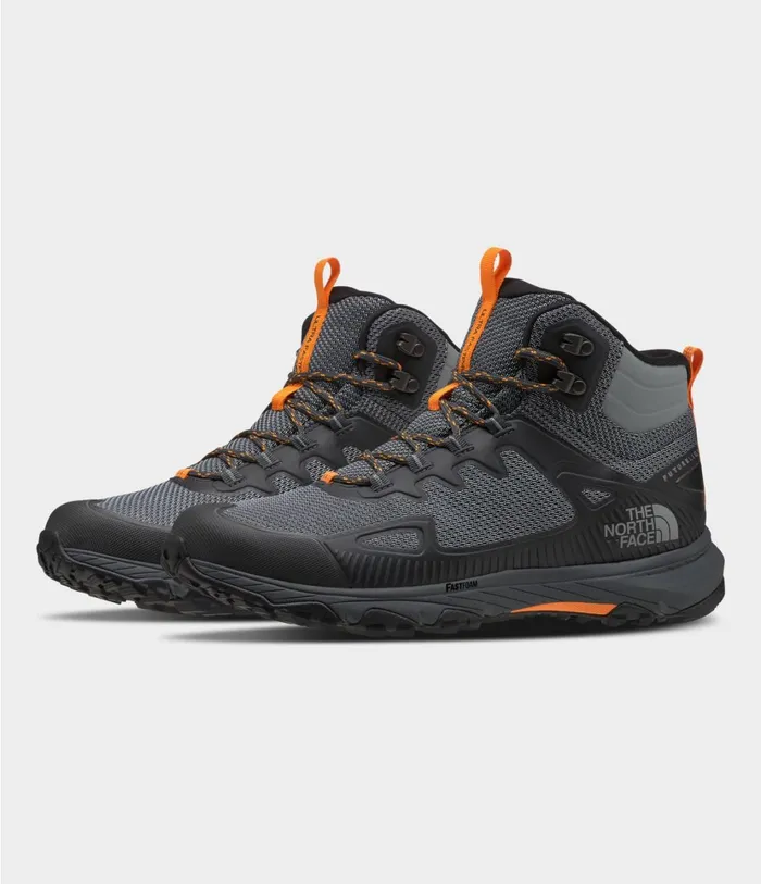 Mens Ultra Fastpack IV Mid FUTURELIGHT Dark Shadow Greygriffin Grey The North Face Sneakers