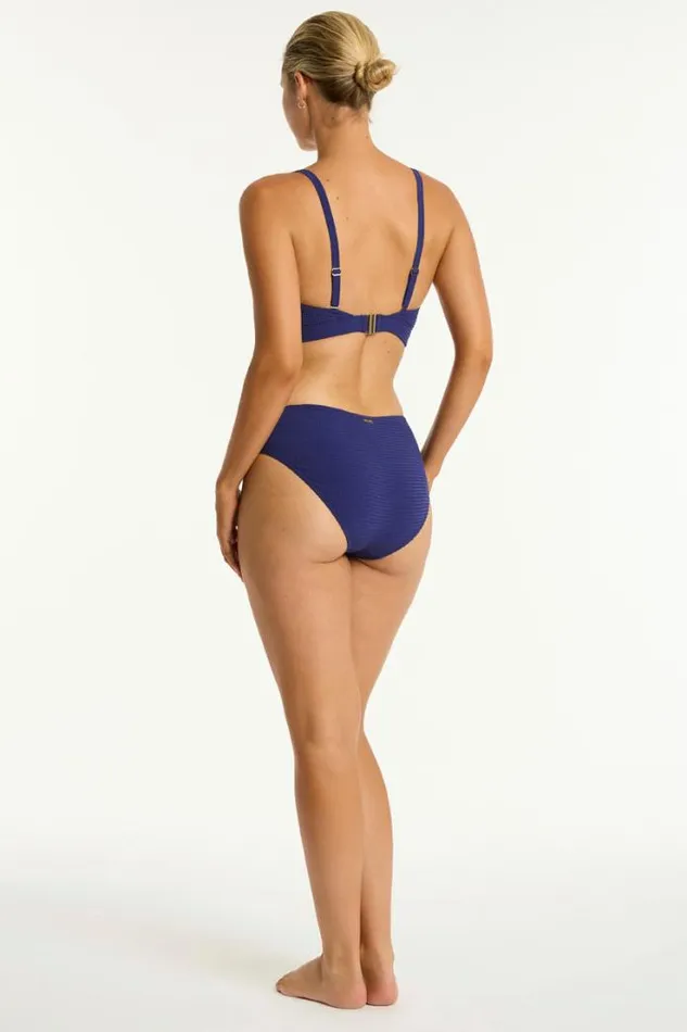 Messina Tie Front DDE Bralette Messina French Navy Women Sea Level Tops