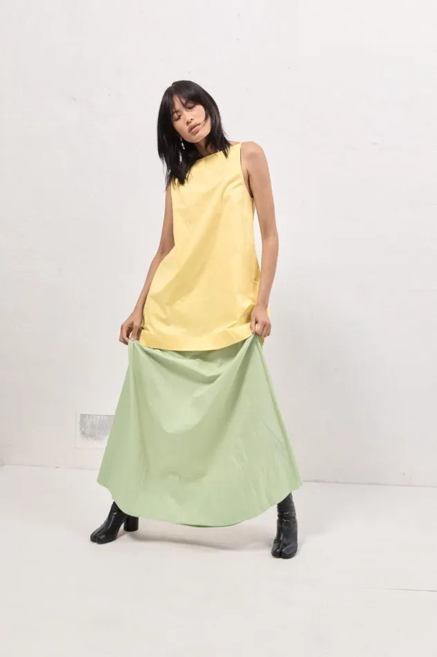 Mini Dresses Women VRG GRL Tulli Mini Dress Lemon Mini Dresses Women VRG GRL Tulli Mini Dress Lemon