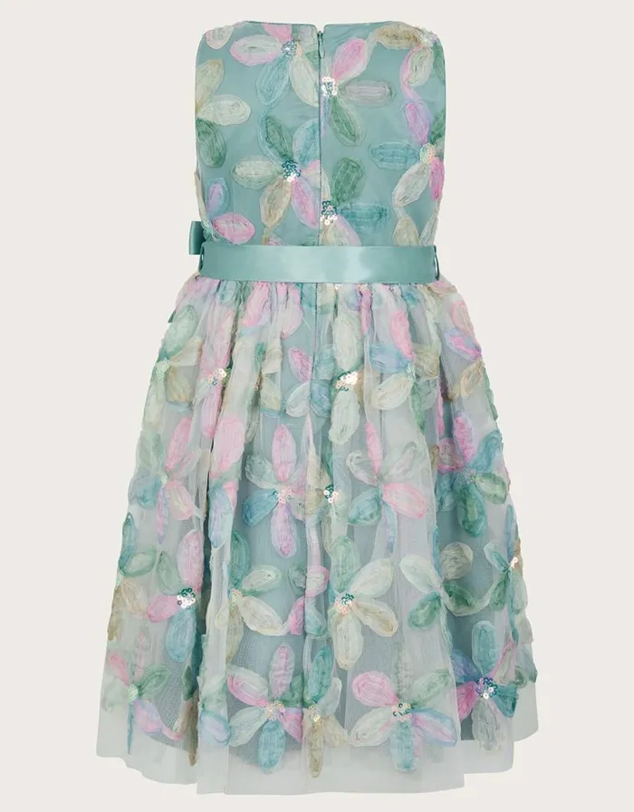 Monsoon Aaliyah Floral Dress Green Children Dresses Monsoon Aaliyah Floral Dress Green Children Dresses