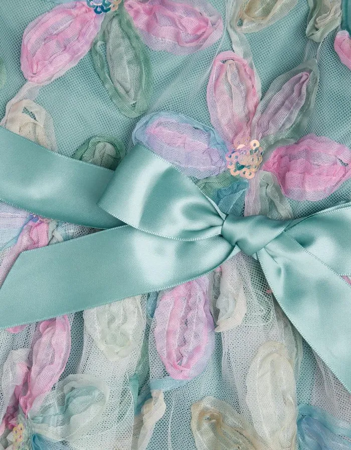 Monsoon Aaliyah Floral Dress Green Children Dresses Monsoon Aaliyah Floral Dress Green Children Dresses