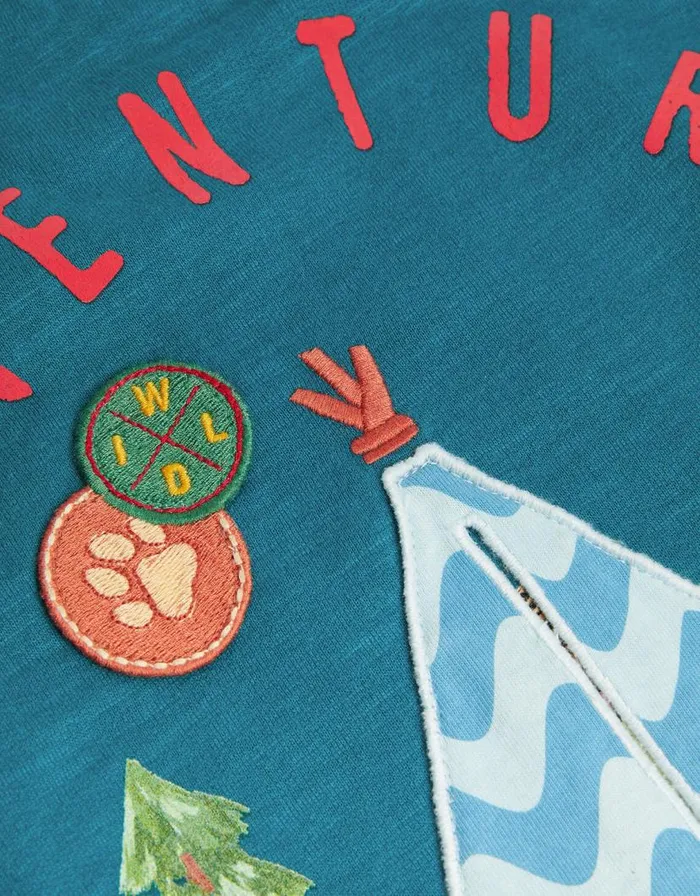 Monsoon Adventure Applique Sweatshirt Blue Children Knitwear Jumpers and Hoodies Monsoon Adventure Applique Sweatshirt Blue Children Knitwear Jumpers and Hoodies