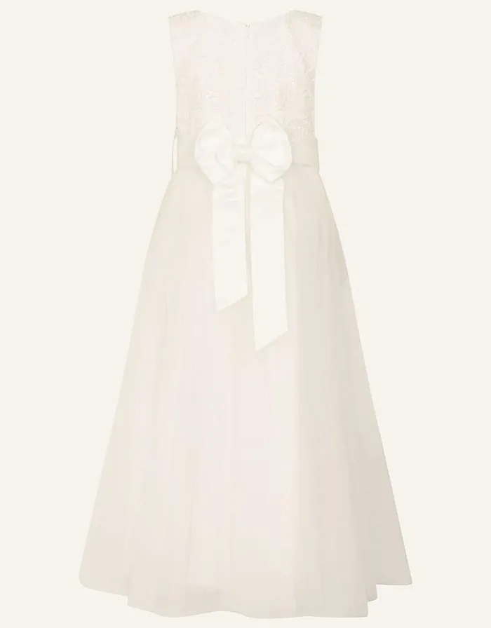 Monsoon Alice Lace Bodice Tulle Maxi Dress Ivory Children Dresses Monsoon Alice Lace Bodice Tulle Maxi Dress Ivory Children Dresses