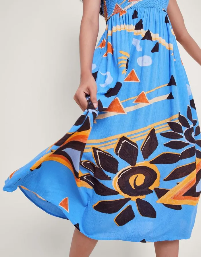 Monsoon Amanda Bandeau Dress Blue Women Beachwear and Swimwear Monsoon Amanda Bandeau Dress Blue Women Beachwear and Swimwear