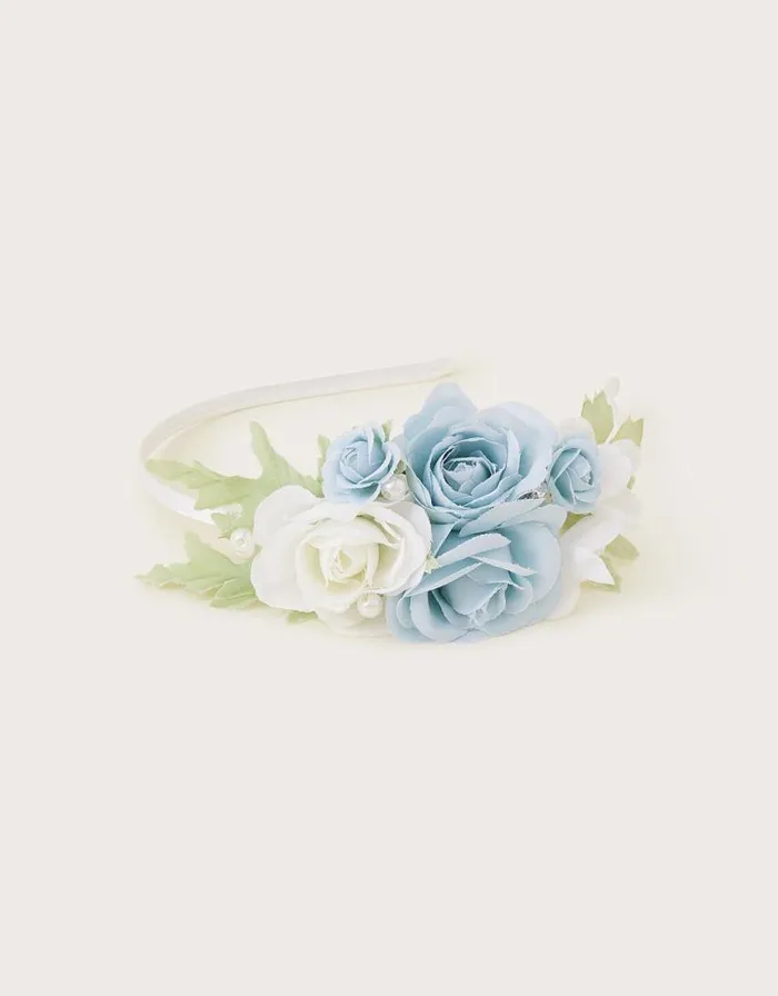 Monsoon Anastasia Floral Headband Children Girls039 Hair Accessories