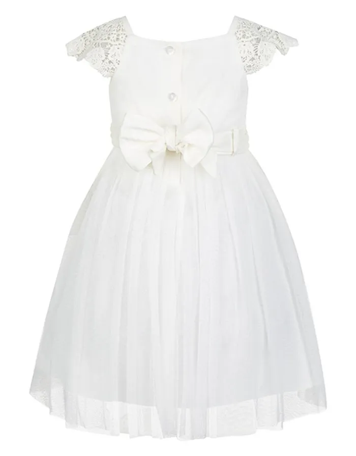 Monsoon Baby Estella Crochet Bodice Occasion Dress Ivory Children Dresses Monsoon Baby Estella Crochet Bodice Occasion Dress Ivory Children Dresses