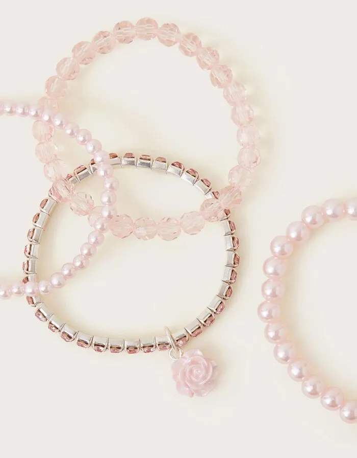 Monsoon Bridesmaid Pearl Bracelets 4 Pack Children Girls039 Jewellery Monsoon Bridesmaid Pearl Bracelets 4 Pack Children Girls039 Jewellery