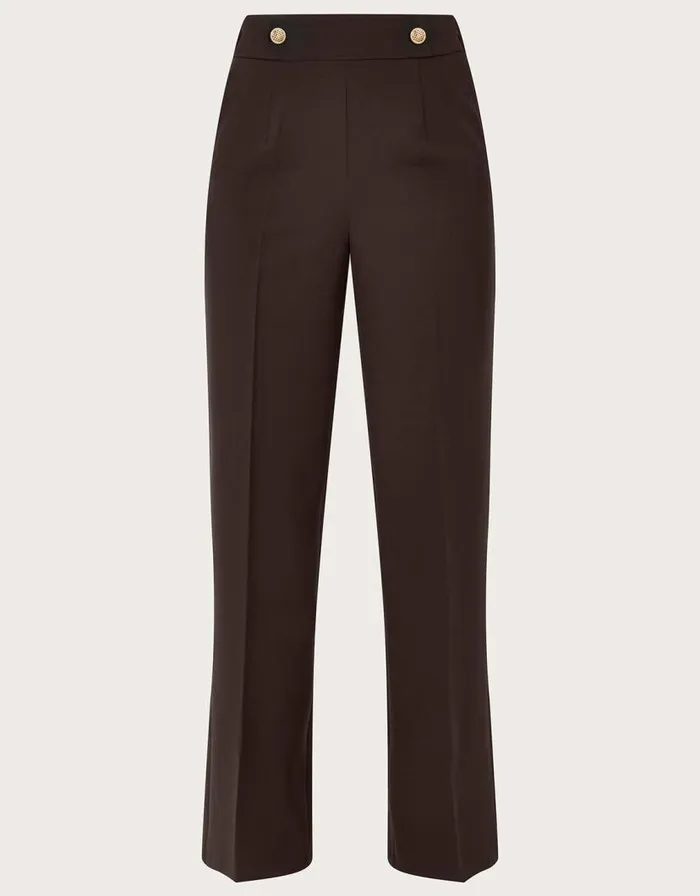 Monsoon Bridget Military Detail Trousers Black Women Trousers and Jeans Monsoon Bridget Military Detail Trousers Black Women Trousers and Jeans
