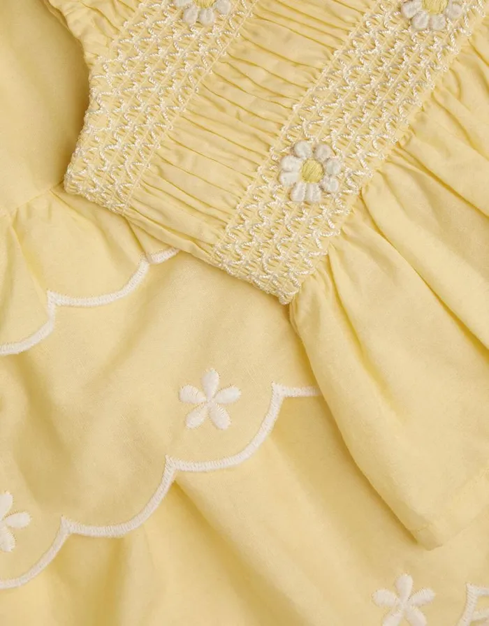 Monsoon Daisy Top And Skirt Set Yellow Children Sets and Outfits Monsoon Daisy Top And Skirt Set Yellow Children Sets and Outfits