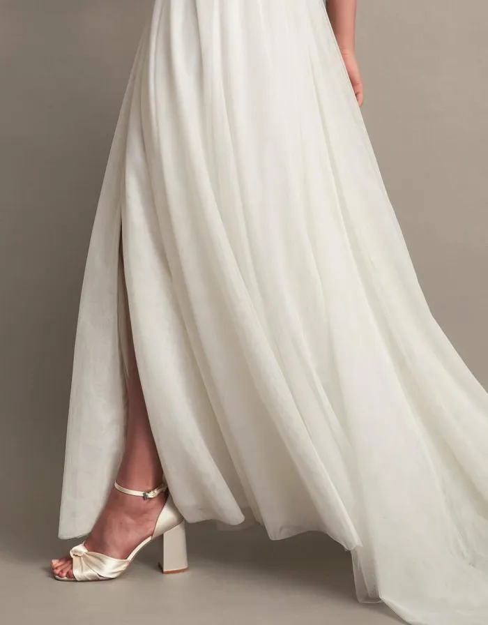 Monsoon Delilah Embellished Bridal Dress Silver Women Embroidered Dresses Monsoon Delilah Embellished Bridal Dress Silver Women Embroidered Dresses