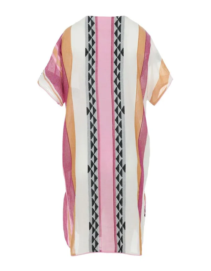Monsoon Devotion Twins Jacquard Tunic Multi Women Beachwear and Swimwear Monsoon Devotion Twins Jacquard Tunic Multi Women Beachwear and Swimwear