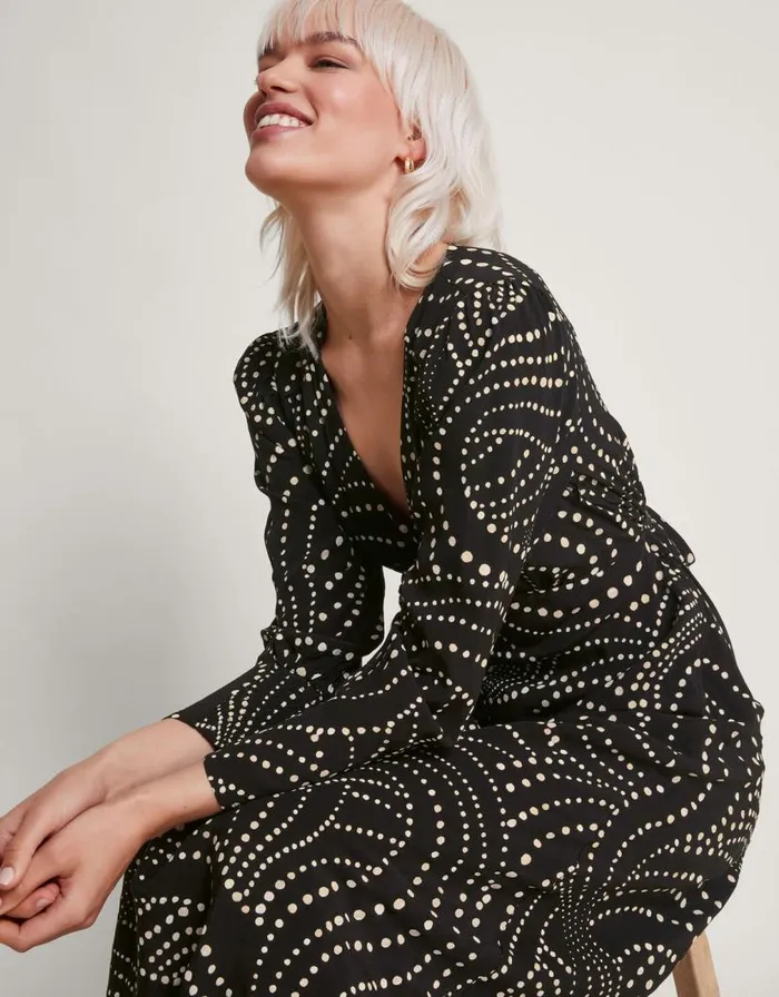 Monsoon Dorothy Corsage Dress Black Women Occasionwear Monsoon Dorothy Corsage Dress Black Women Occasionwear