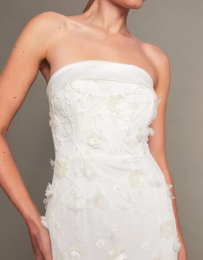 Monsoon Eve Embellished Bridal Dress Ivory Women Embroidered Dresses Monsoon Eve Embellished Bridal Dress Ivory Women Embroidered Dresses
