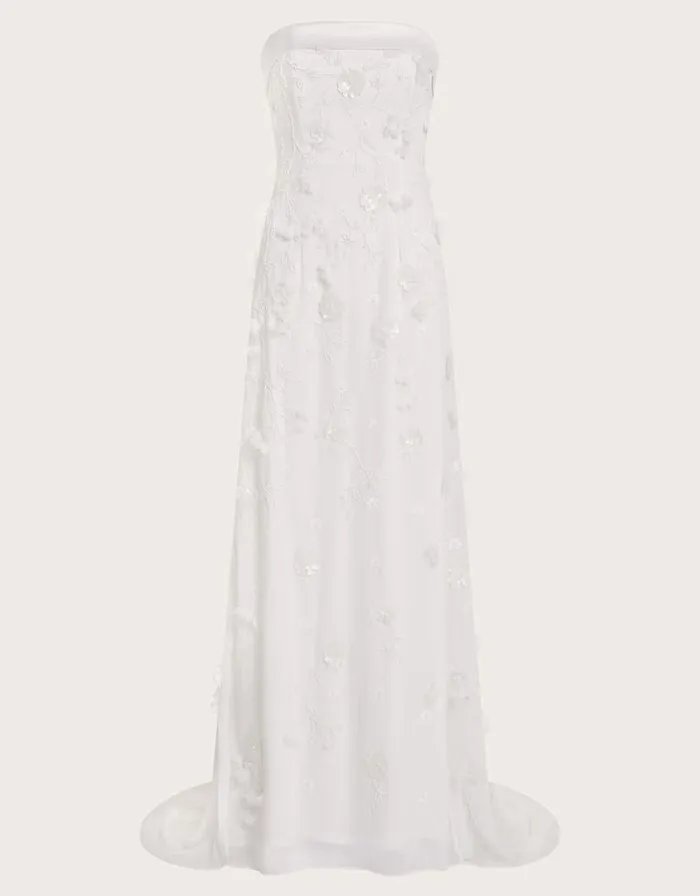 Monsoon Eve Embellished Bridal Dress Ivory Women Embroidered Dresses Monsoon Eve Embellished Bridal Dress Ivory Women Embroidered Dresses