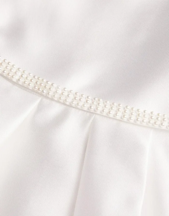 Monsoon Henrietta Pearl Belt Dress Ivory Children Dresses Monsoon Henrietta Pearl Belt Dress Ivory Children Dresses