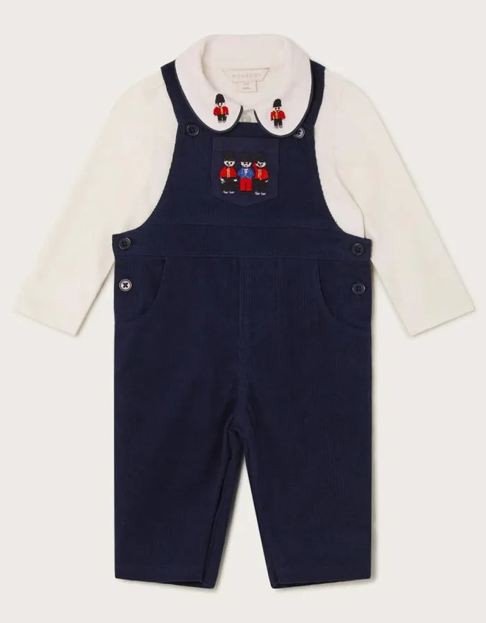 Monsoon London Cord Dungaree Set Blue Children Clothing and Outfits