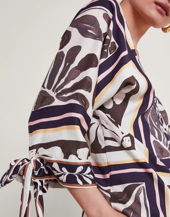 Monsoon Nelinha Print Blouse Black Women Tops and Blouses Monsoon Nelinha Print Blouse Black Women Tops and Blouses
