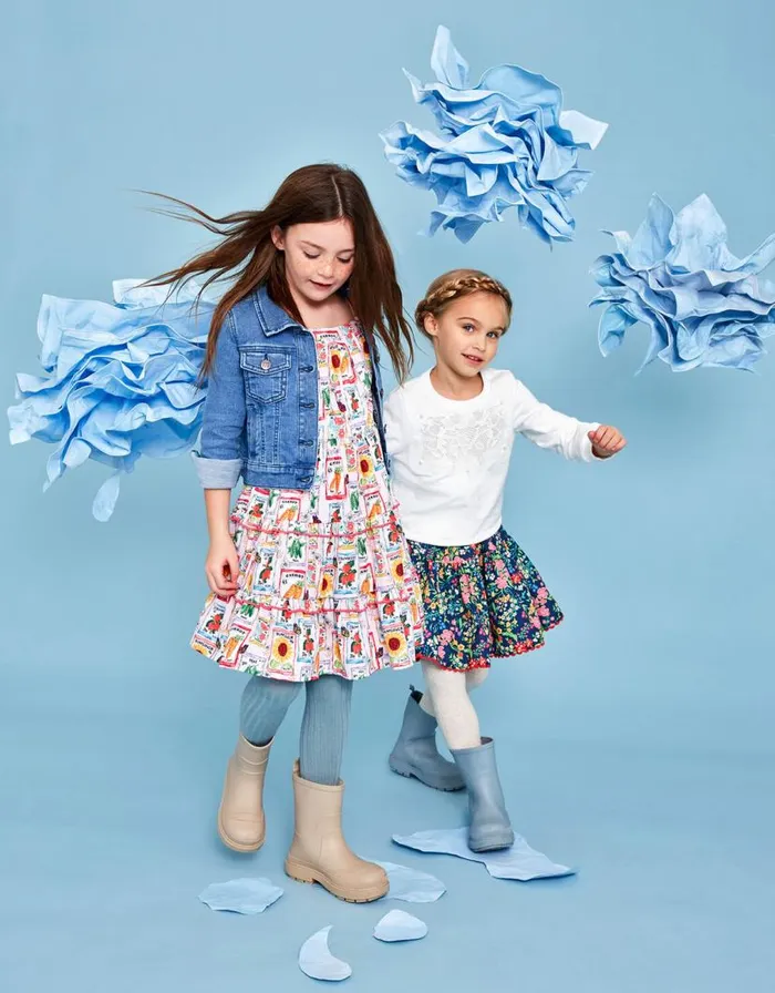 Monsoon Paisley Print Dress Blue Children Dresses Monsoon Paisley Print Dress Blue Children Dresses