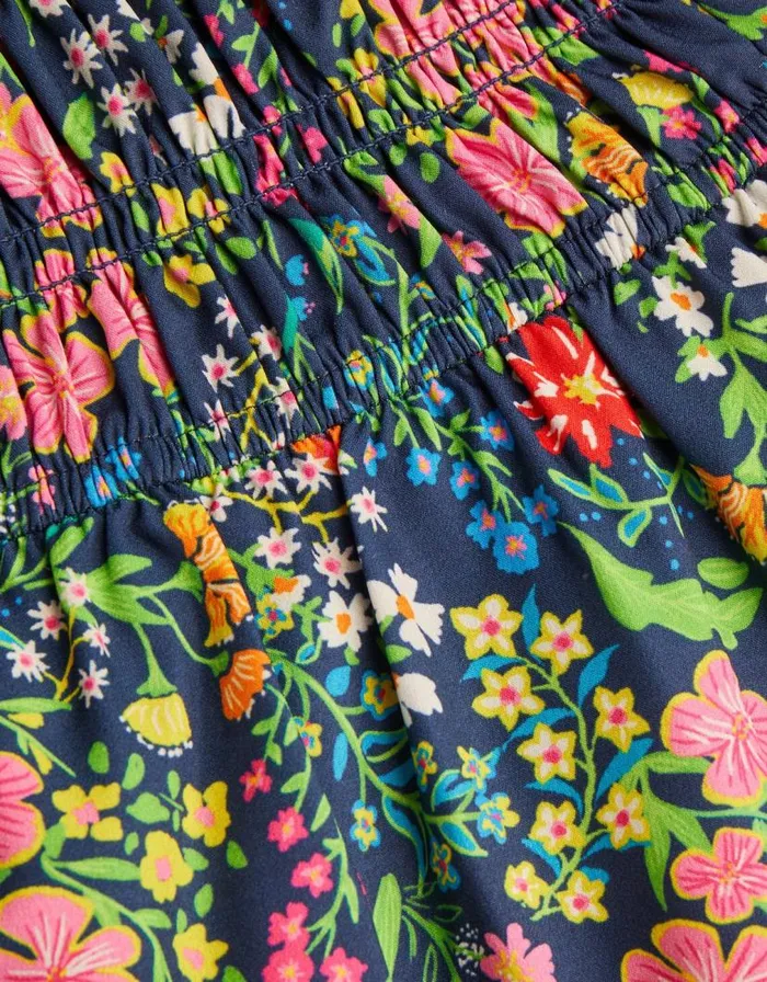 Monsoon Paisley Print Dress Blue Children Dresses Monsoon Paisley Print Dress Blue Children Dresses