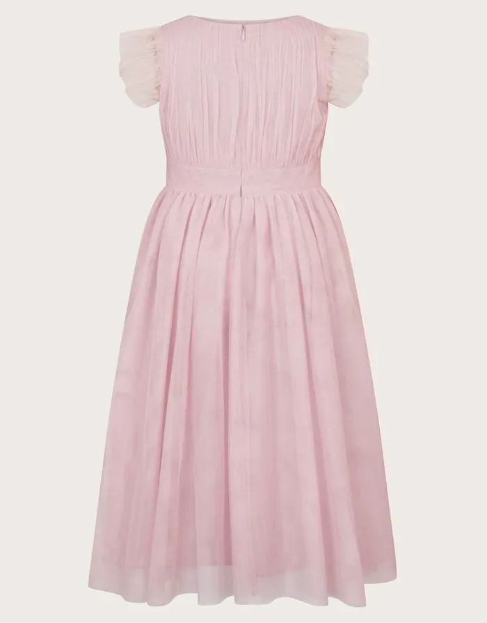 Monsoon Penelope Belt Dress Pink Children Dresses Monsoon Penelope Belt Dress Pink Children Dresses