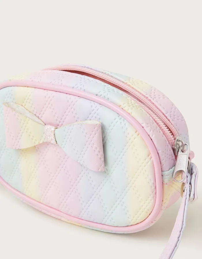 Monsoon Rainbow Quilted Bag Children Girls039 Bags and Purses Monsoon Rainbow Quilted Bag Children Girls039 Bags and Purses