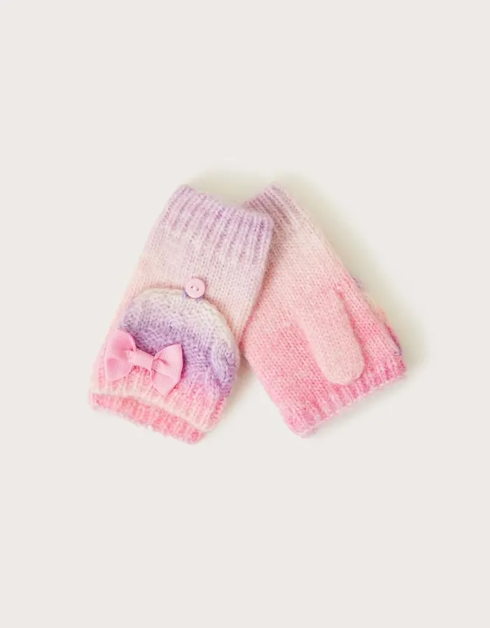 Monsoon Rebecca Bow Gloves Multi Children Hats and Sunglasses