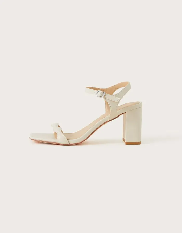 Monsoon Scallop Block Heeled Sandals Nude Women Sandals Monsoon Scallop Block Heeled Sandals Nude Women Sandals