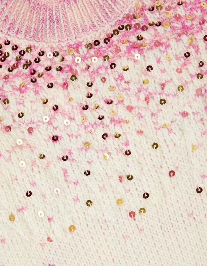 Monsoon Sequin Jumper Pink Children Tops and Tshirts Monsoon Sequin Jumper Pink Children Tops and Tshirts