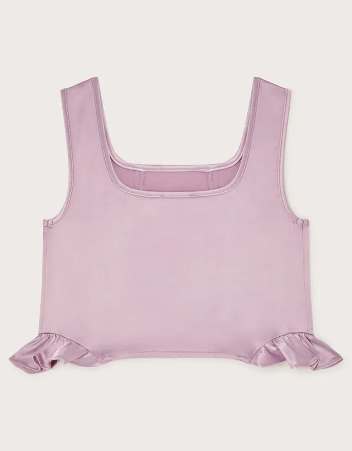 Monsoon Serene Sleeveless Satin Top Purple Children Partywear Monsoon Serene Sleeveless Satin Top Purple Children Partywear