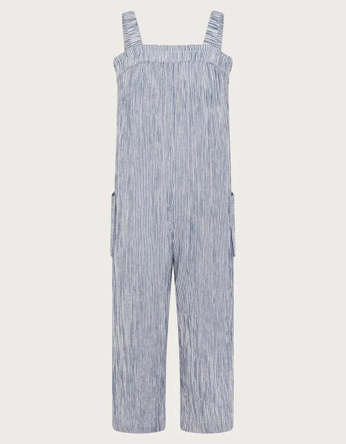 Monsoon Stripe Jumpsuit Blue Children Beachwear and Swimwear