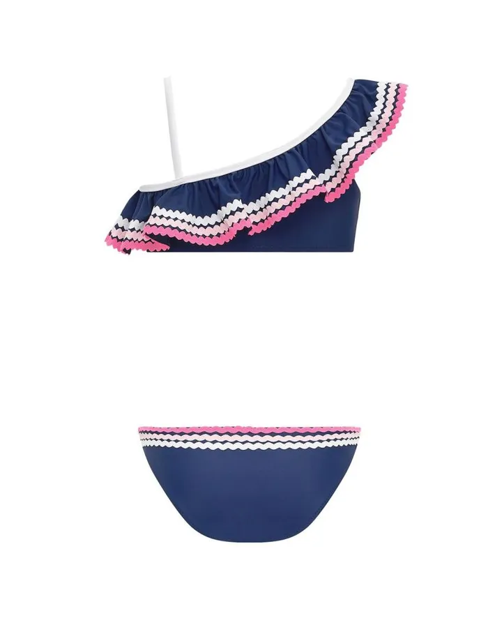 Monsoon Sunuva OneShoulder Bikini Set Blue Children Beachwear and Swimwear Monsoon Sunuva OneShoulder Bikini Set Blue Children Beachwear and Swimwear