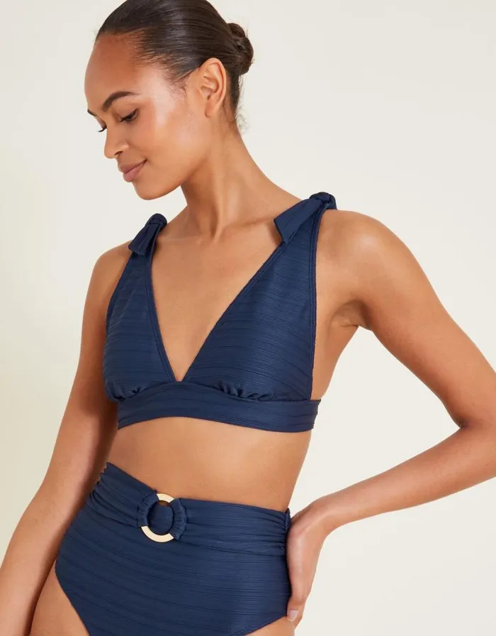 Monsoon Suzie Bikini Top Blue Women Beachwear and Swimwear Monsoon Suzie Bikini Top Blue Women Beachwear and Swimwear