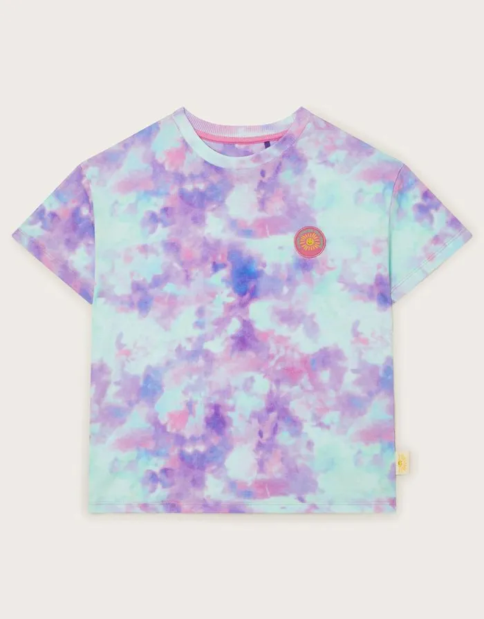 Monsoon Tie Dye TShirt Multi Children Tops and Tshirts Monsoon Tie Dye TShirt Multi Children Tops and Tshirts