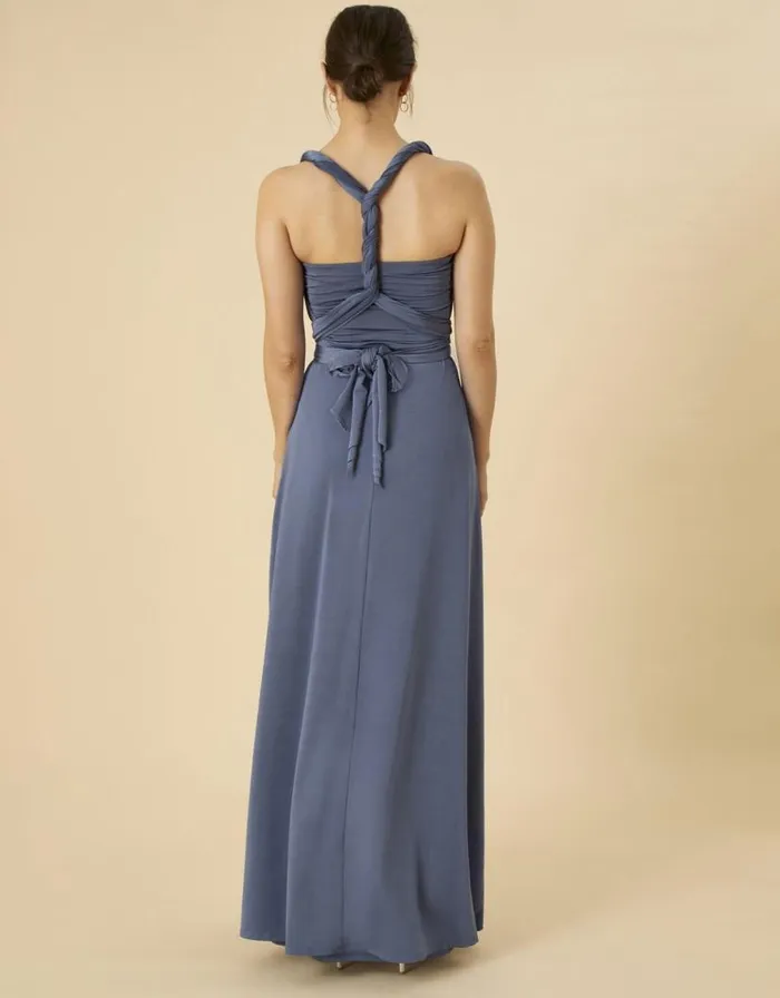 Monsoon Tracy Twist Me Tie Me Maxi Dress Blue Women Occasion Dresses Monsoon Tracy Twist Me Tie Me Maxi Dress Blue Women Occasion Dresses