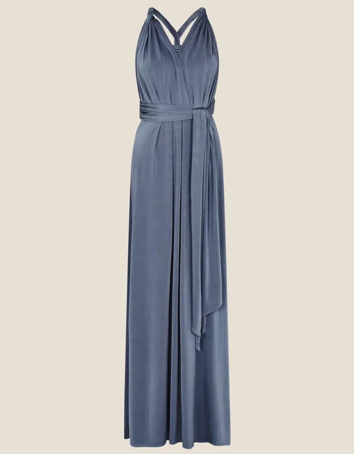 Monsoon Tracy Twist Me Tie Me Maxi Dress Blue Women Occasion Dresses Monsoon Tracy Twist Me Tie Me Maxi Dress Blue Women Occasion Dresses